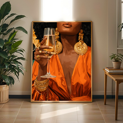 Bold Statement -  Modern Afrocentric Wall Art Print