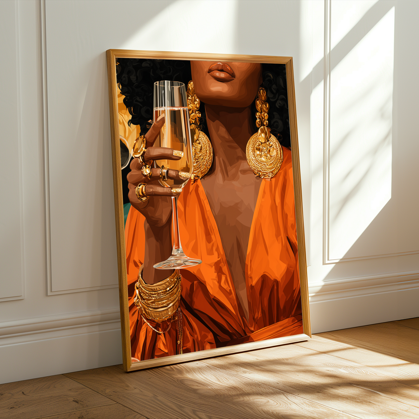 Bold Statement -  Modern Afrocentric Wall Art Print