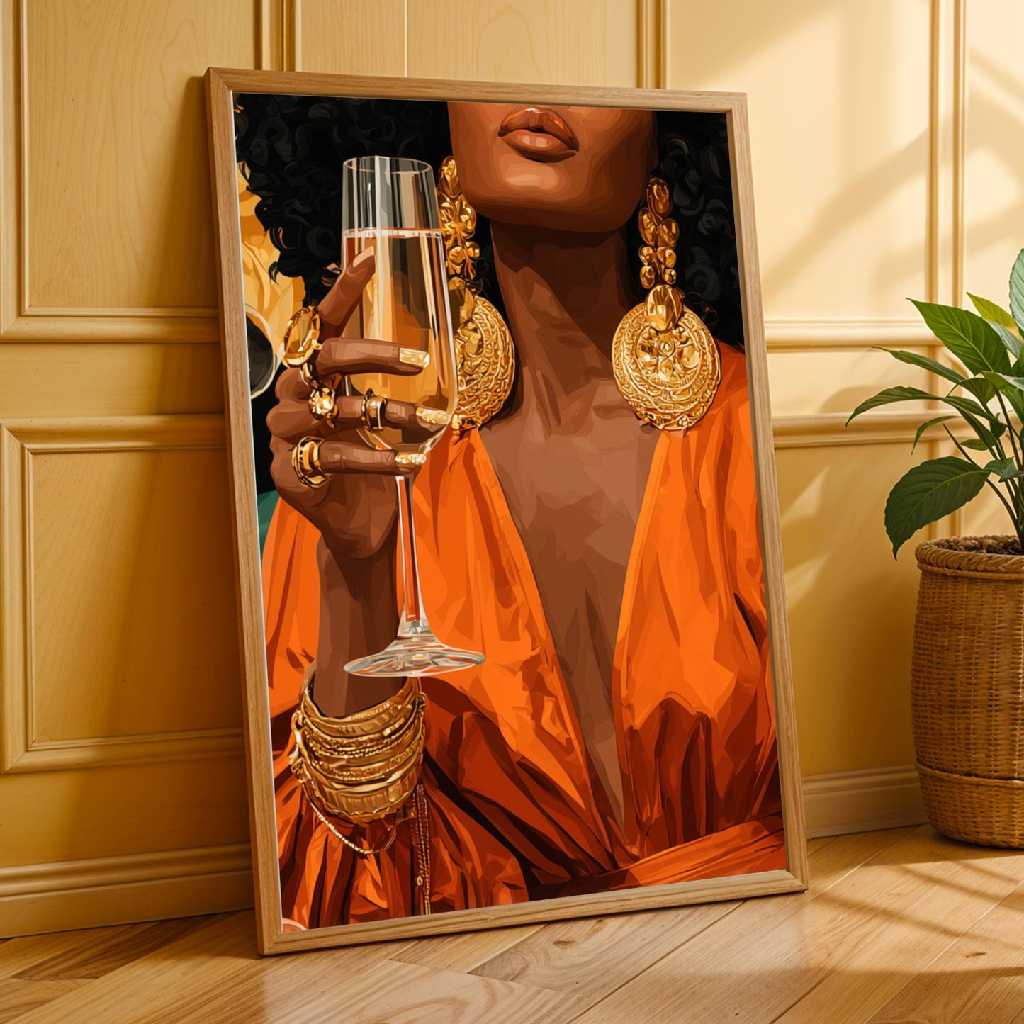 Bold Statement -  Modern Afrocentric Wall Art Print