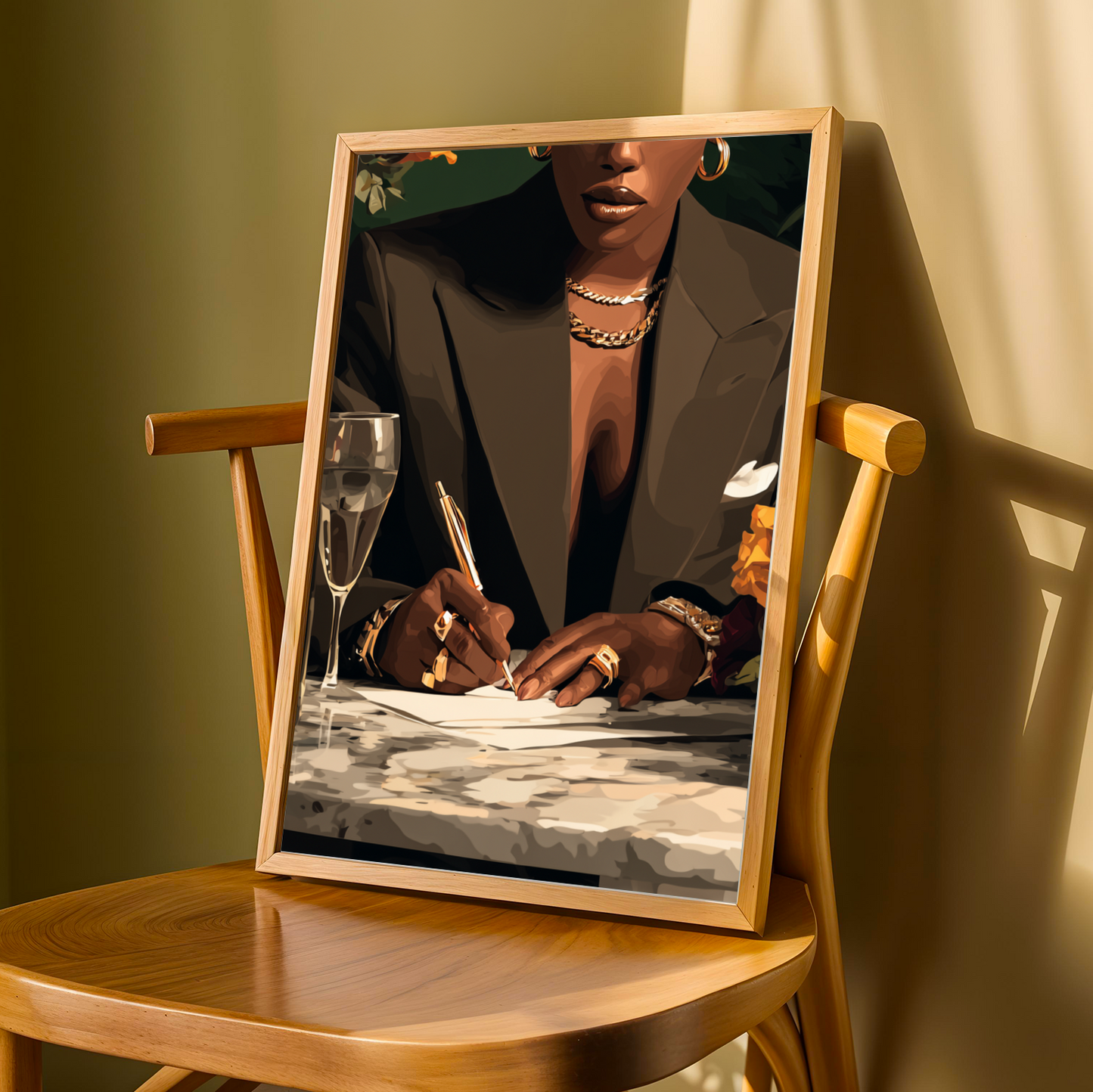 Signing, Sealed, Delivered Close Up Wall Art Print