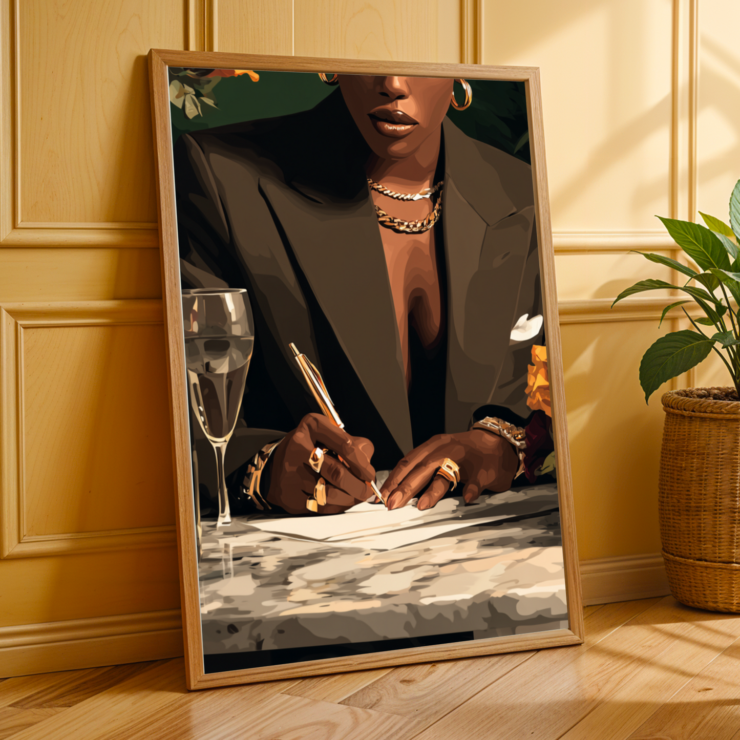 Signing, Sealed, Delivered Close Up Wall Art Print