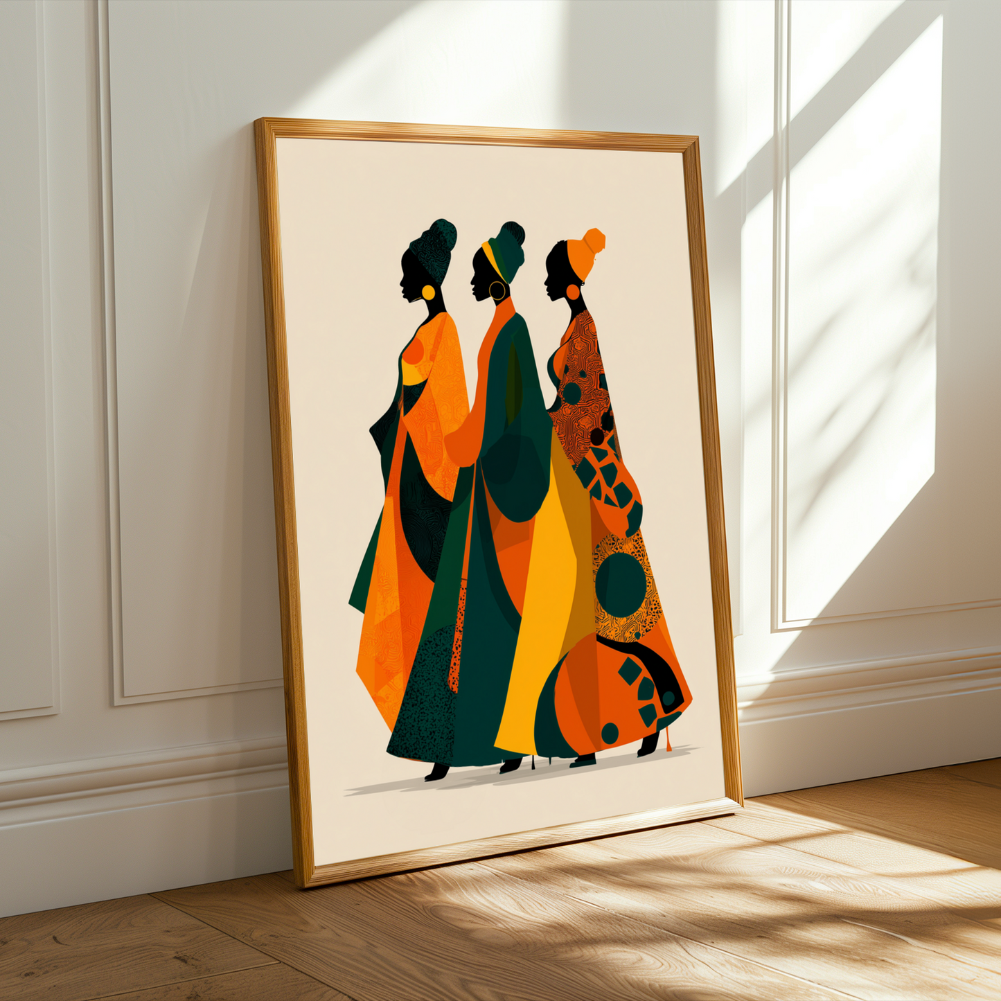 African Beauty Wall Art Print