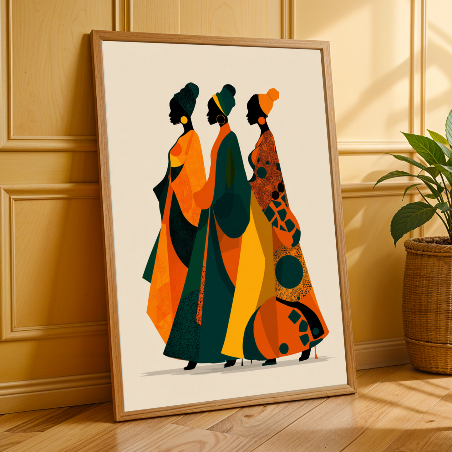 African Beauty Wall Art Print