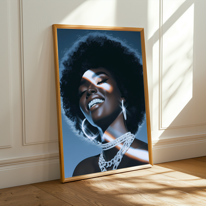 Black Joy Wall Art Print: Portraits of Joyful Black Men & Women (Digital Download)