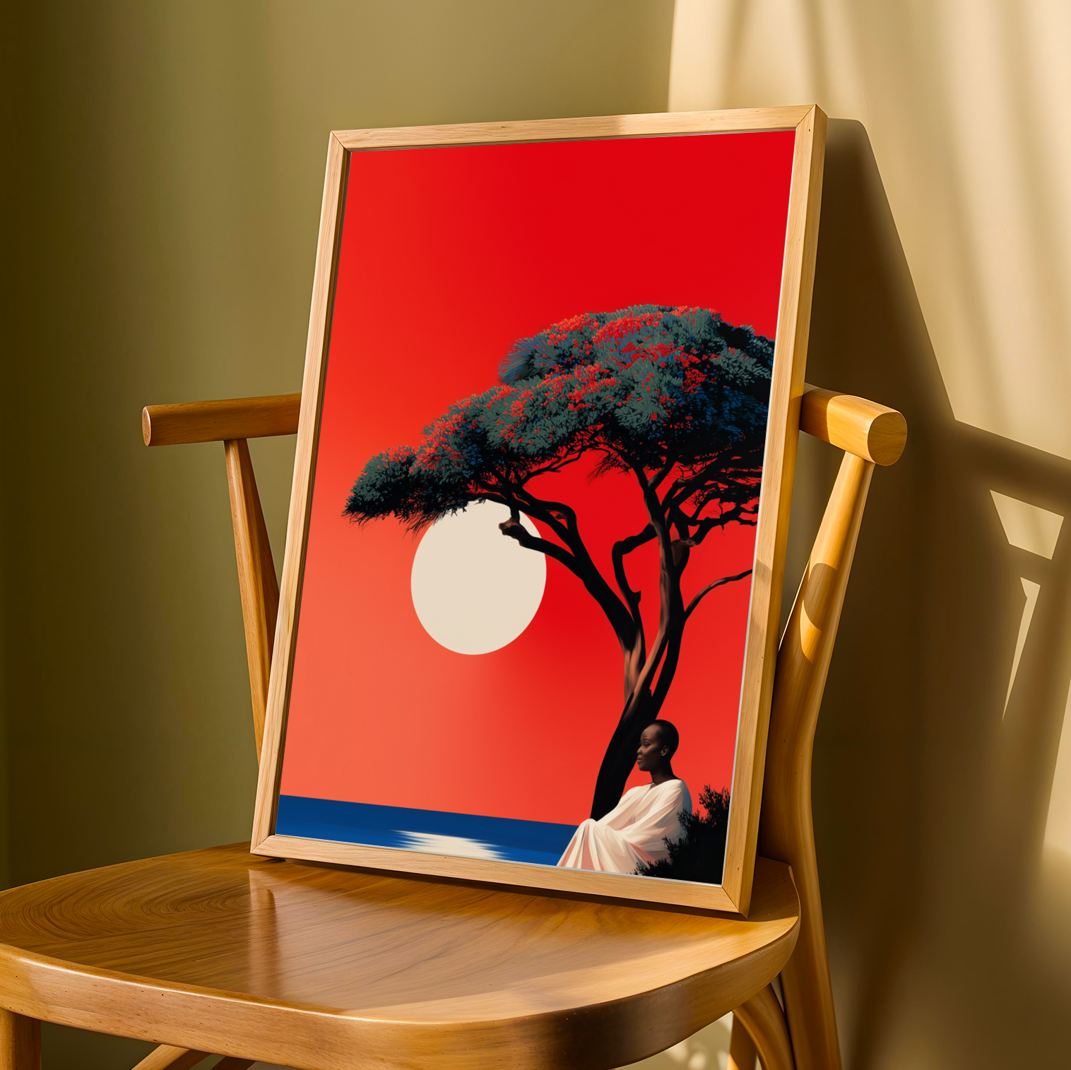 Bold Statement - Modern Afrocentric Wall Art Print Soluna Soul