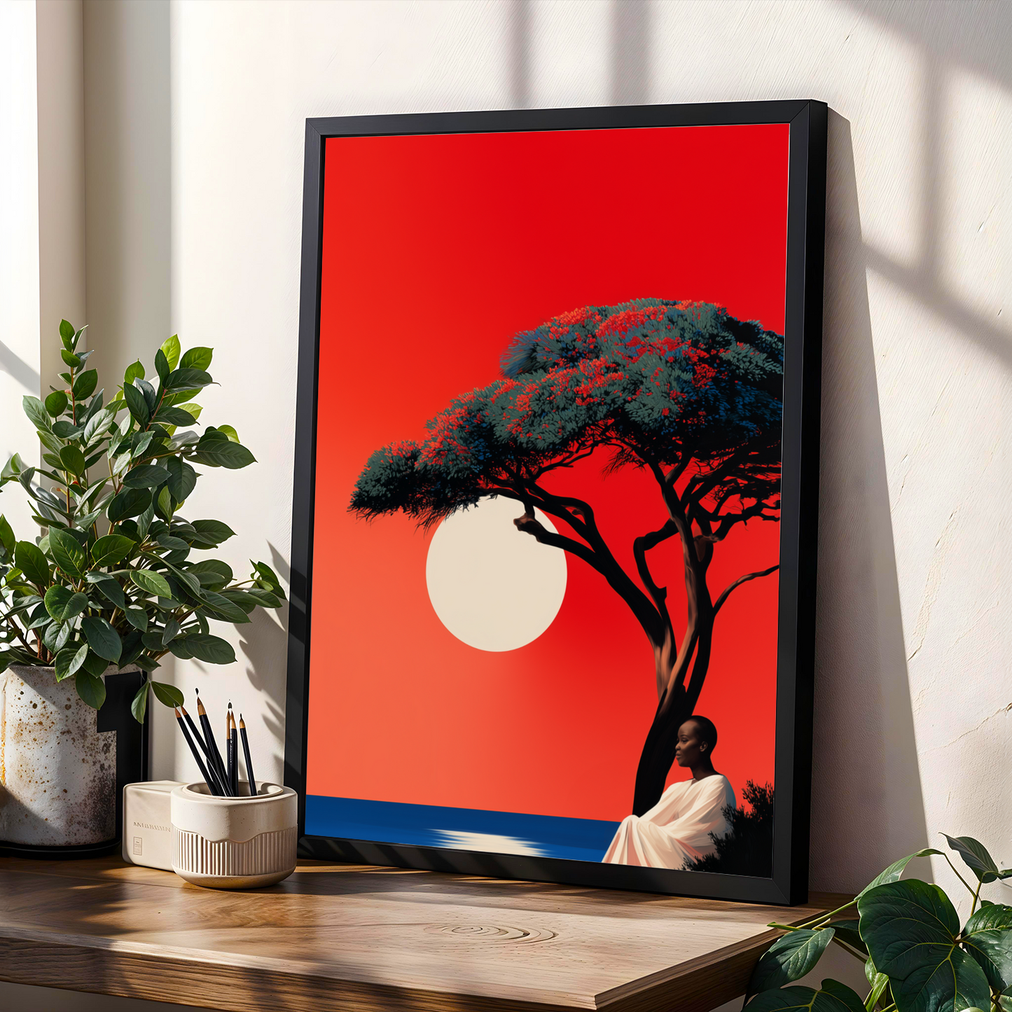 Bold Statement - Modern Afrocentric Wall Art Print Soluna Soul