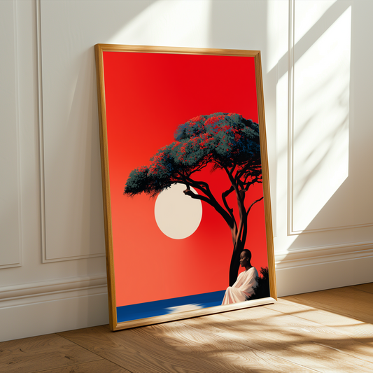 Bold Statement - Modern Afrocentric Wall Art Print Soluna Soul