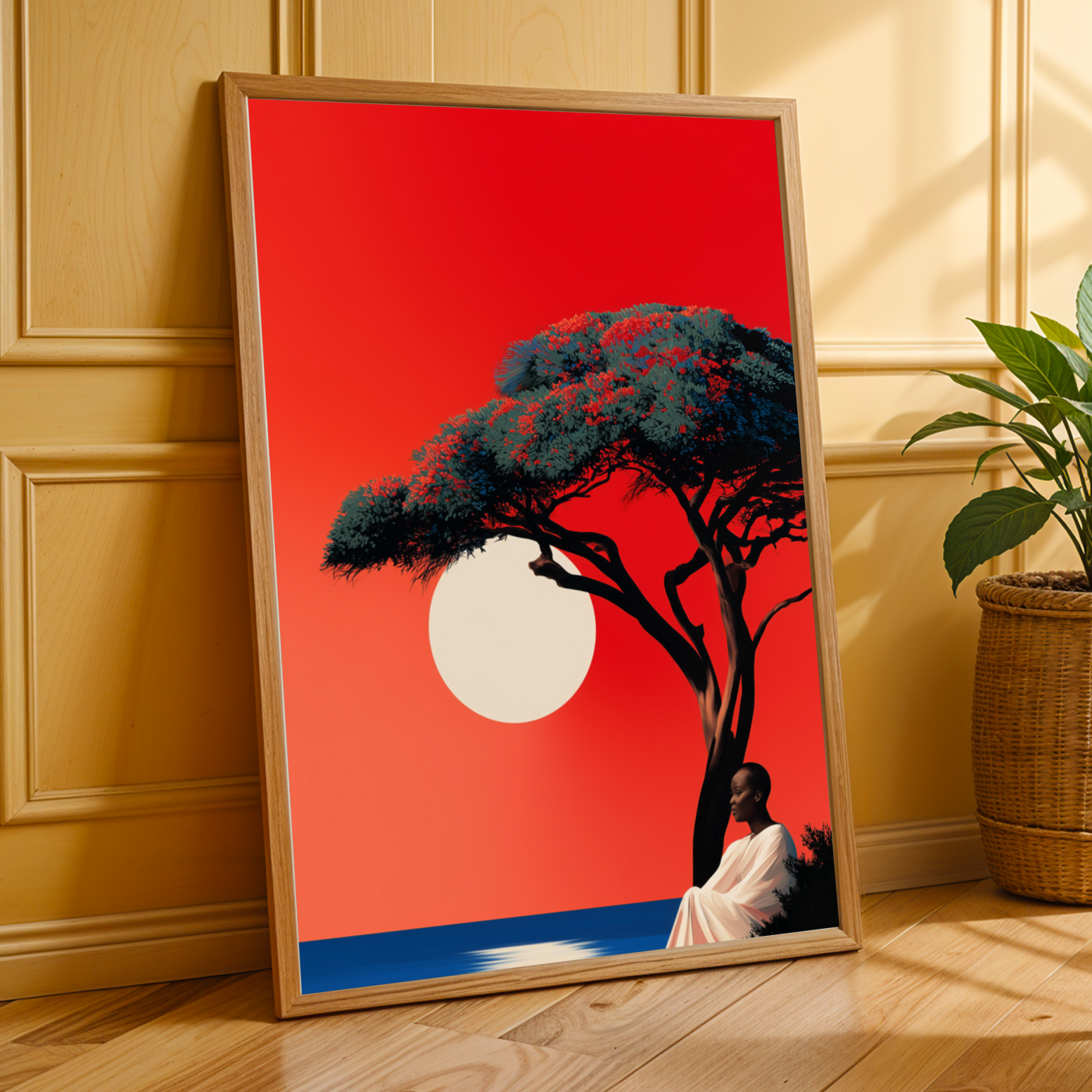 Bold Statement - Modern Afrocentric Wall Art Print Soluna Soul