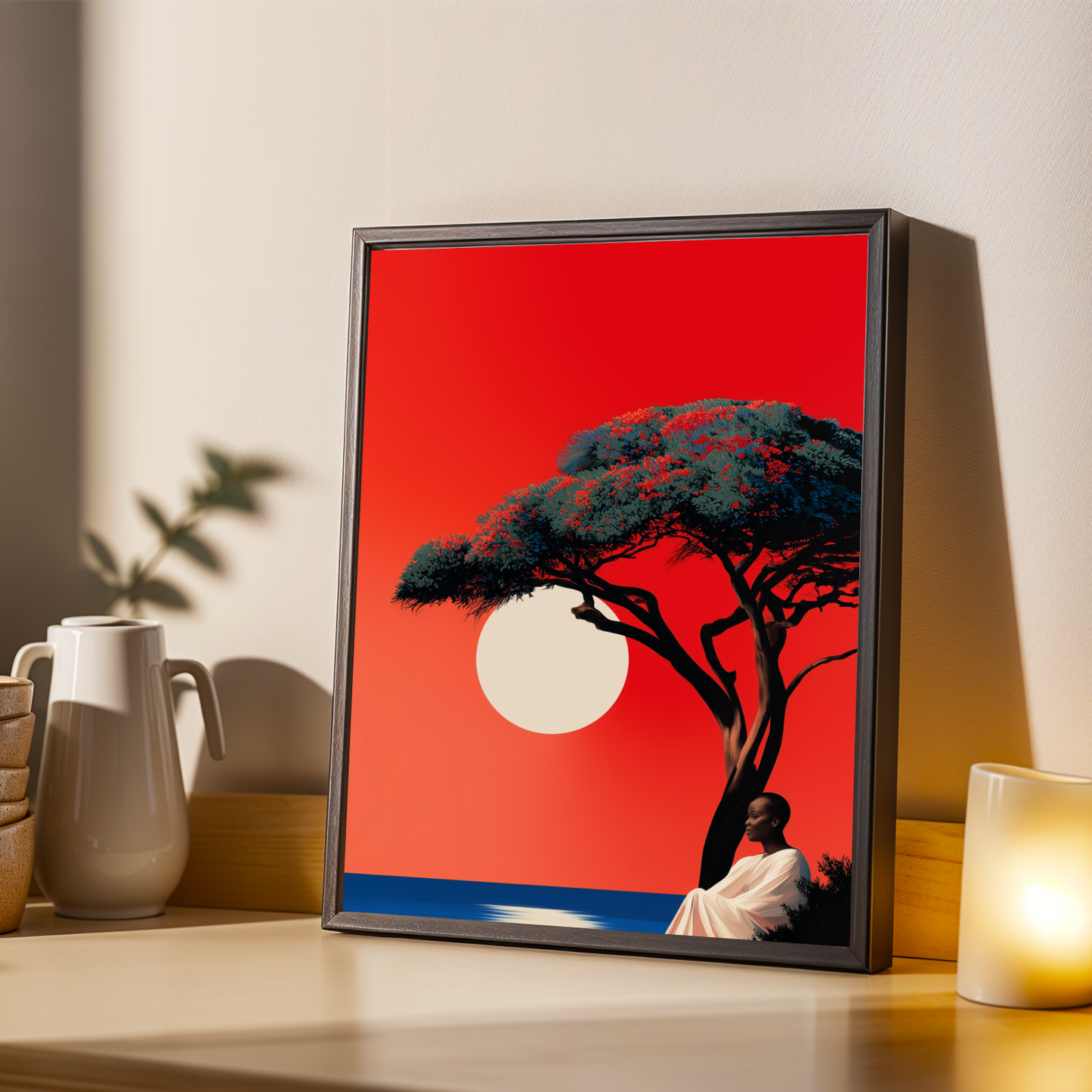 Bold Statement - Modern Afrocentric Wall Art Print Soluna Soul