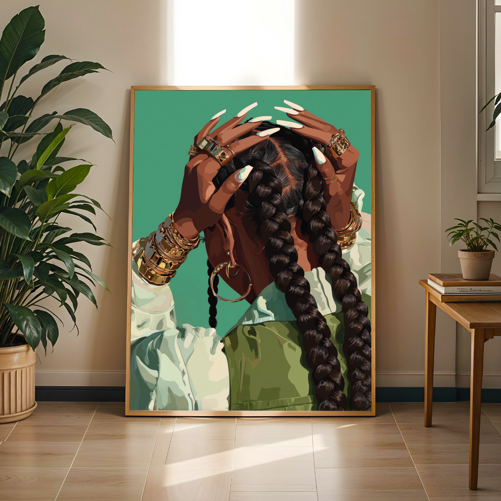 Grace Defined - Elegant Woman Wall Art Print Soluna Soul