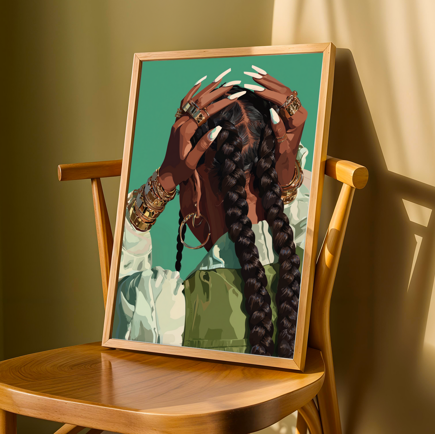 Grace Defined - Elegant Woman Wall Art Print Soluna Soul