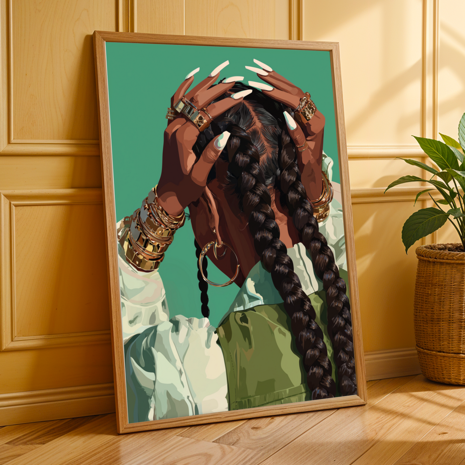 Grace Defined - Elegant Woman Wall Art Print Soluna Soul