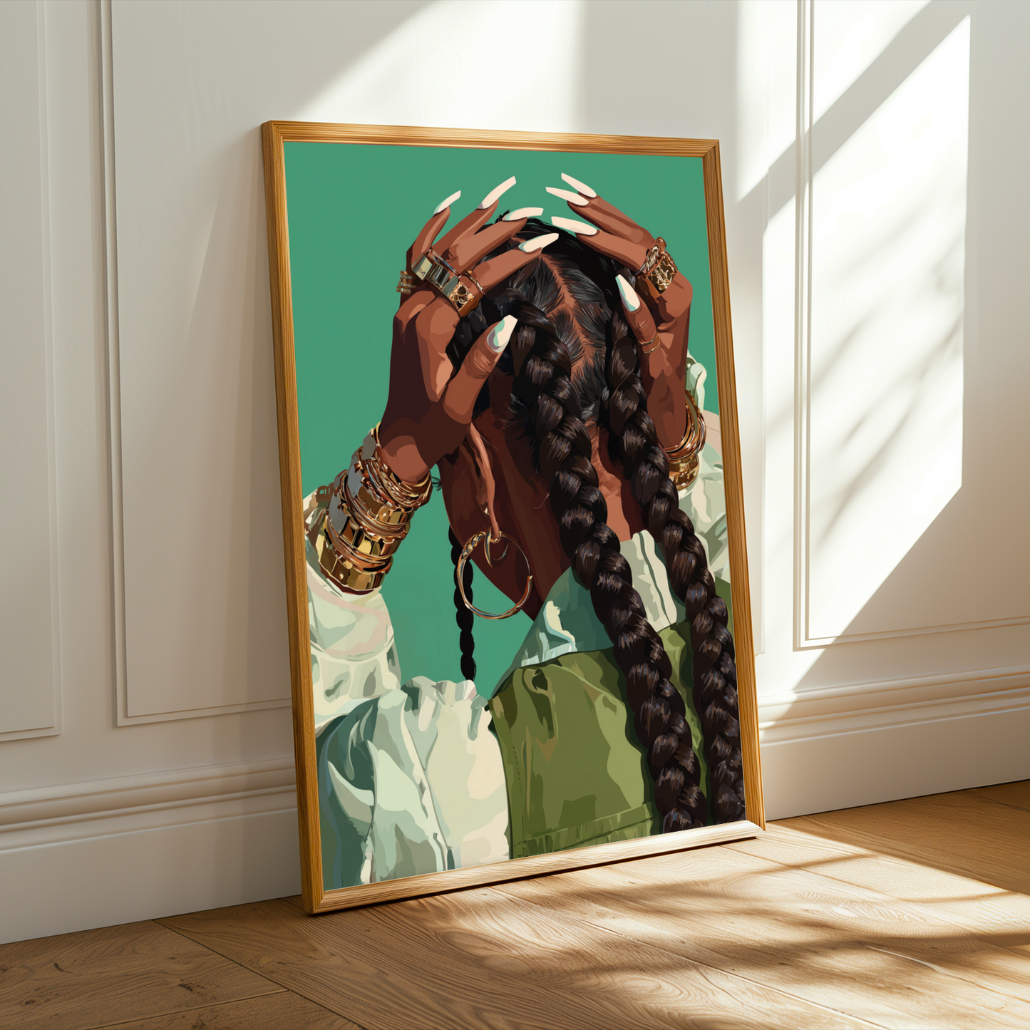 Grace Defined - Elegant Woman Wall Art Print Soluna Soul