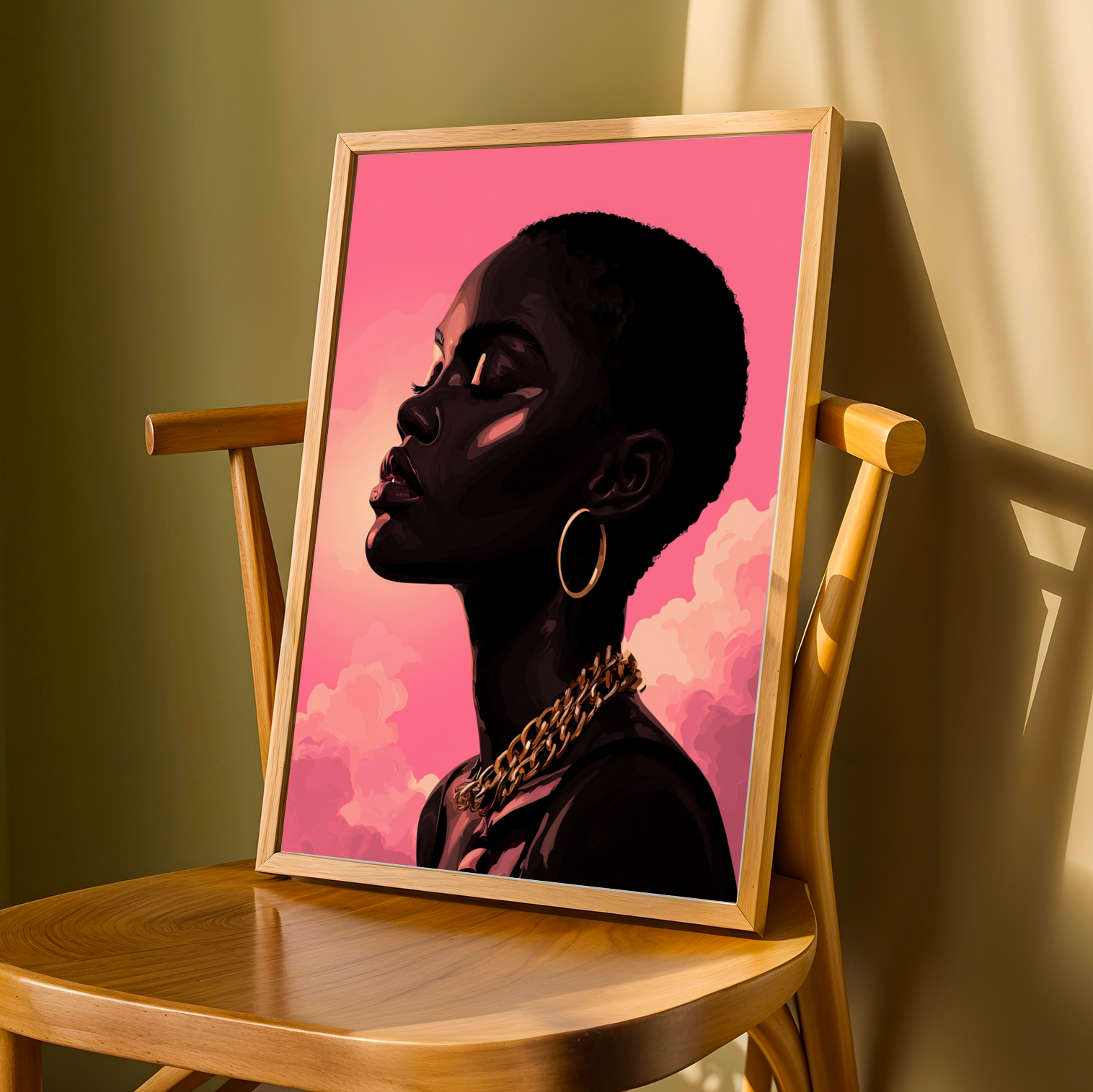 Grace Defined - Elegant Woman Wall Art Print Soluna Soul