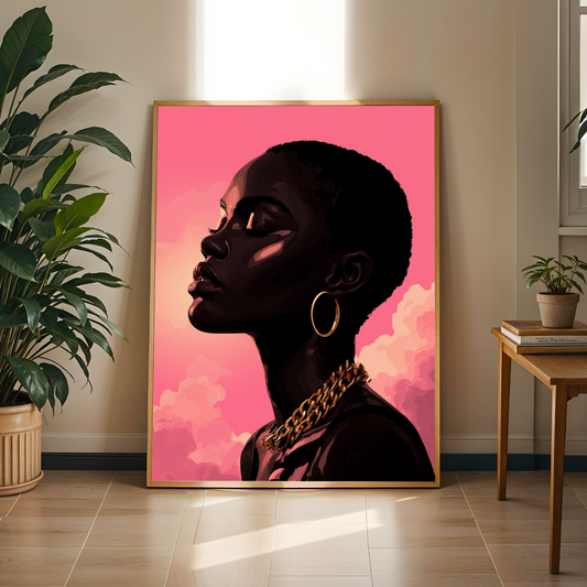 Grace Defined - Elegant Woman Wall Art Print Soluna Soul