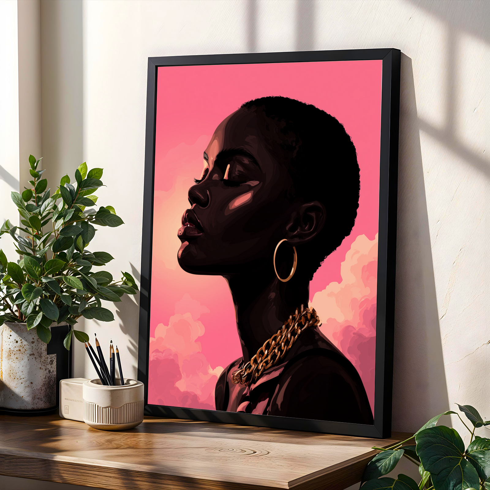 Grace Defined - Elegant Woman Wall Art Print Soluna Soul