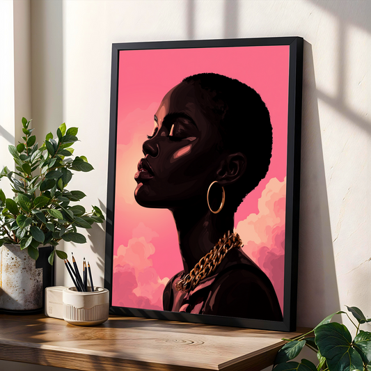 Grace Defined - Elegant Woman Wall Art Print Soluna Soul