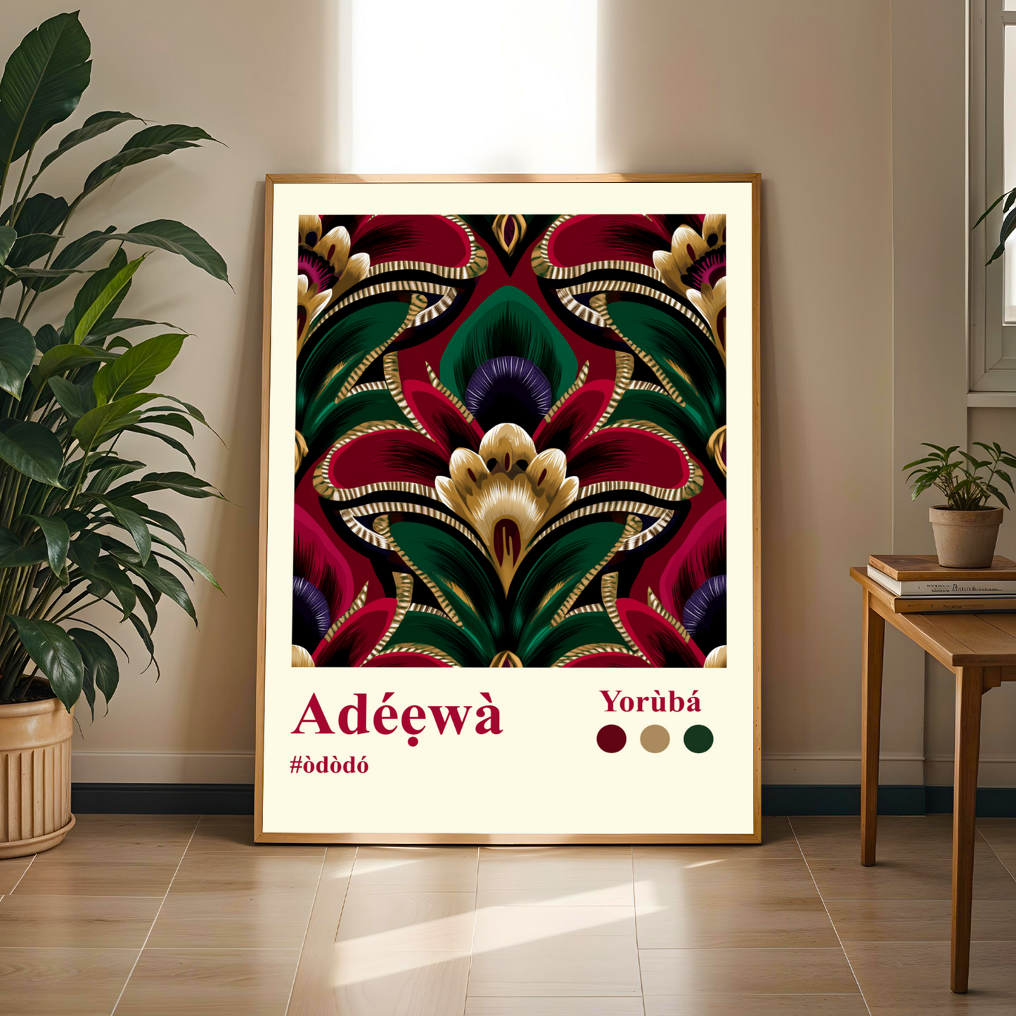Adeewa Yoruba Wall Art Print Soluna Soul