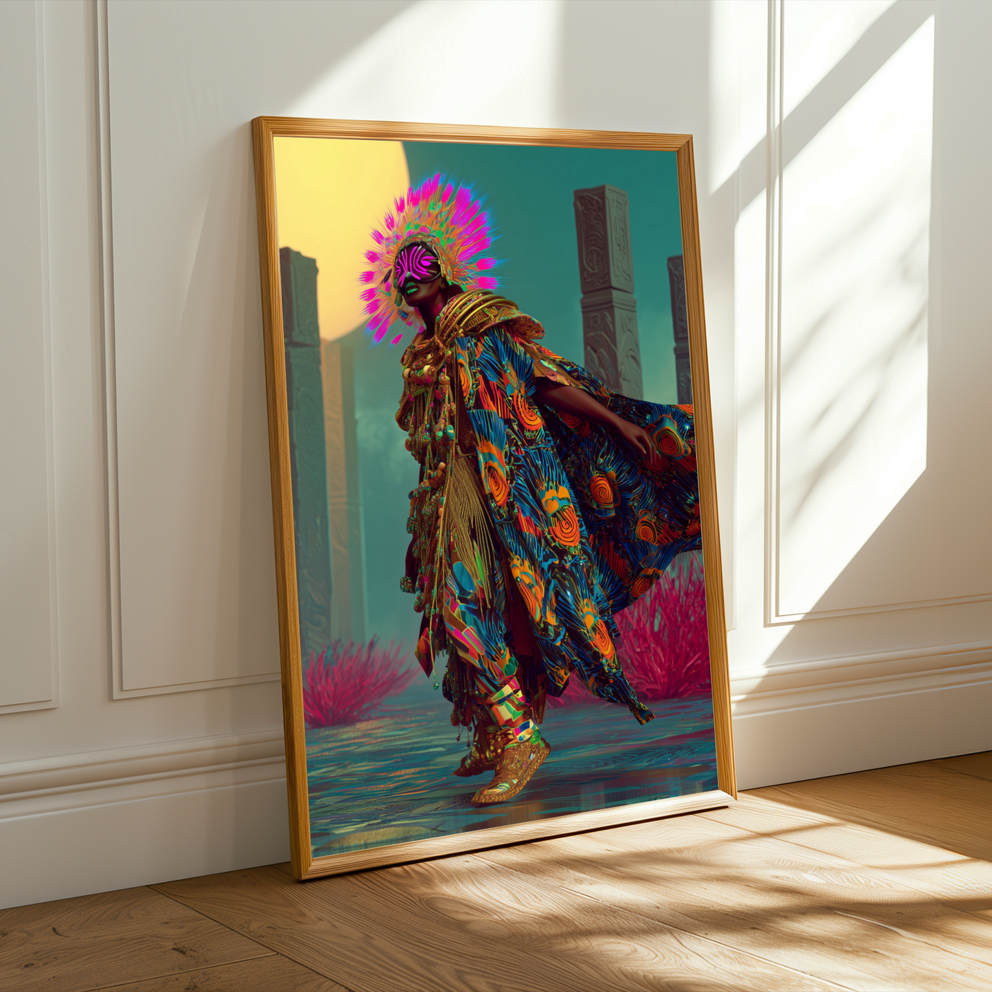 Afrofuturism Wall Art Print Soluna Soul