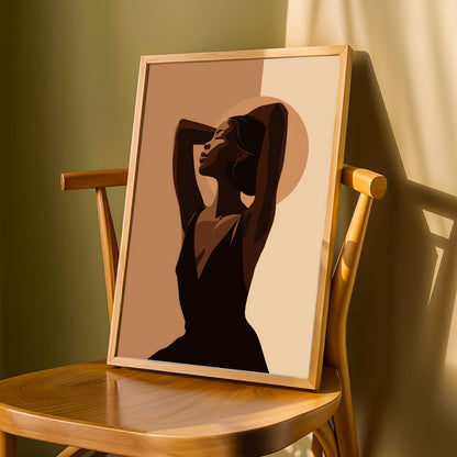Grace Defined - Elegant Woman Wall Art Print