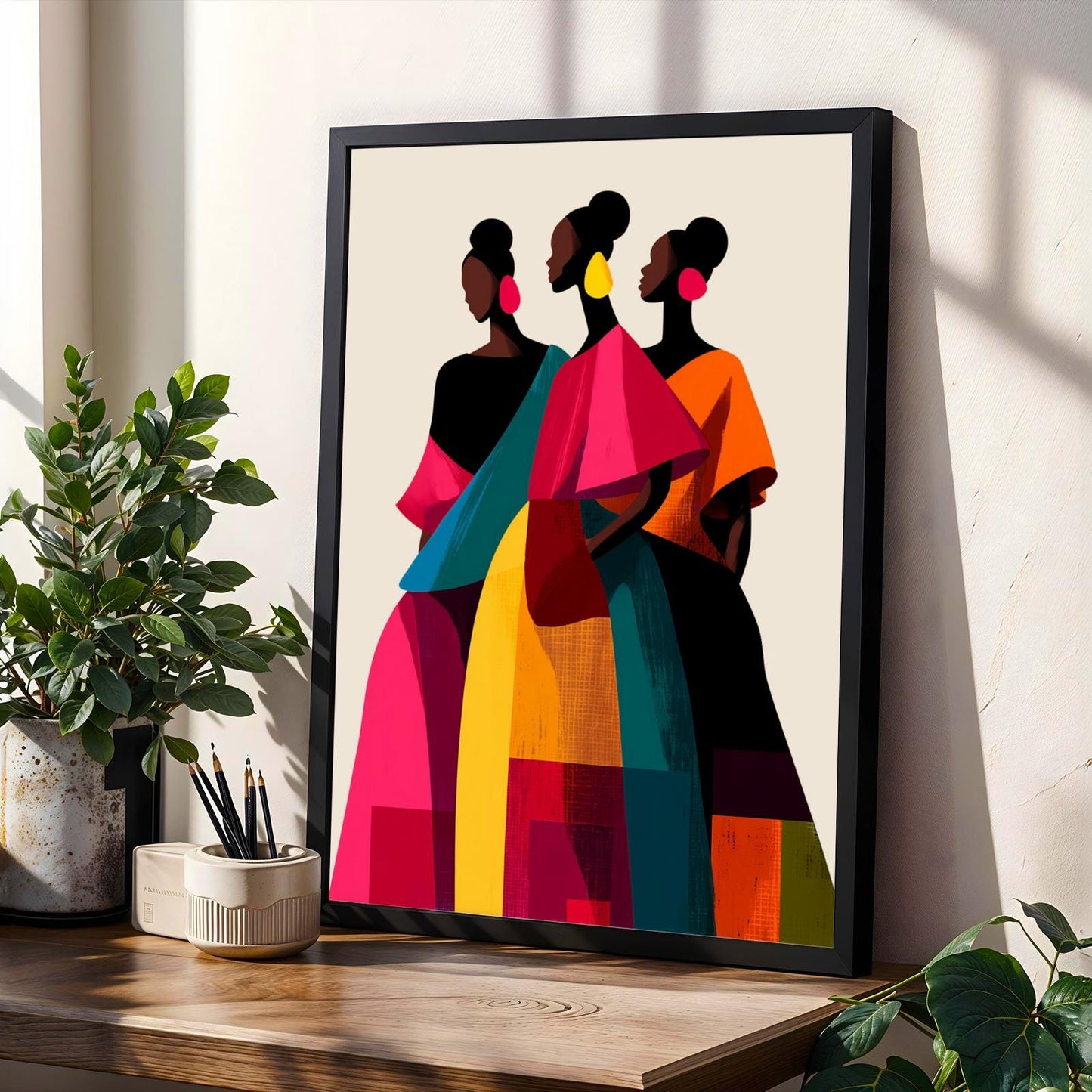 African Beauty Wall Art Print