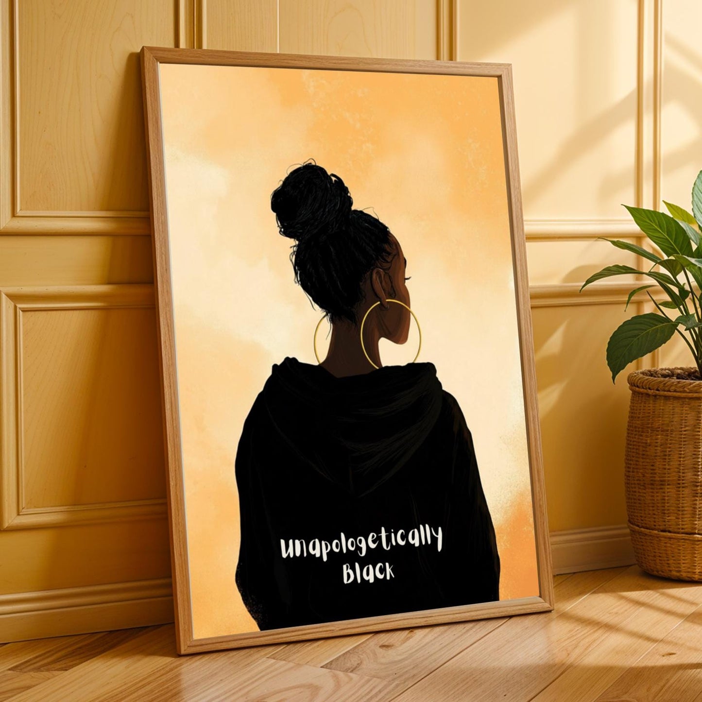 Black Girl Statements Wall Art Print