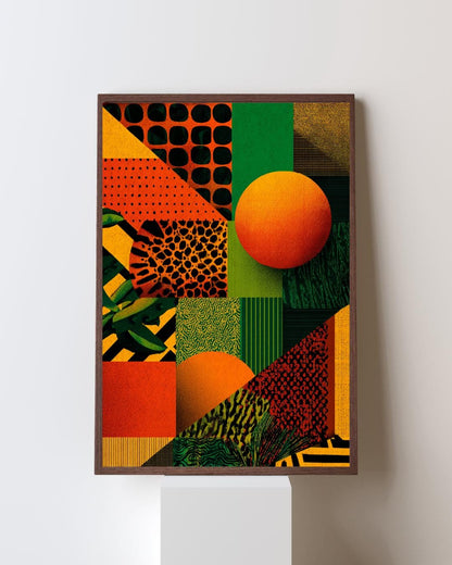 African Beauty Wall Art Print