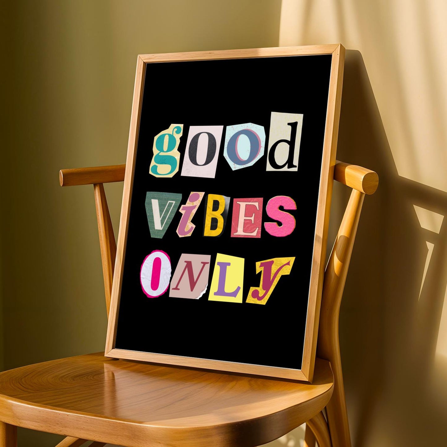 Good Vibes Only Wall Art Print