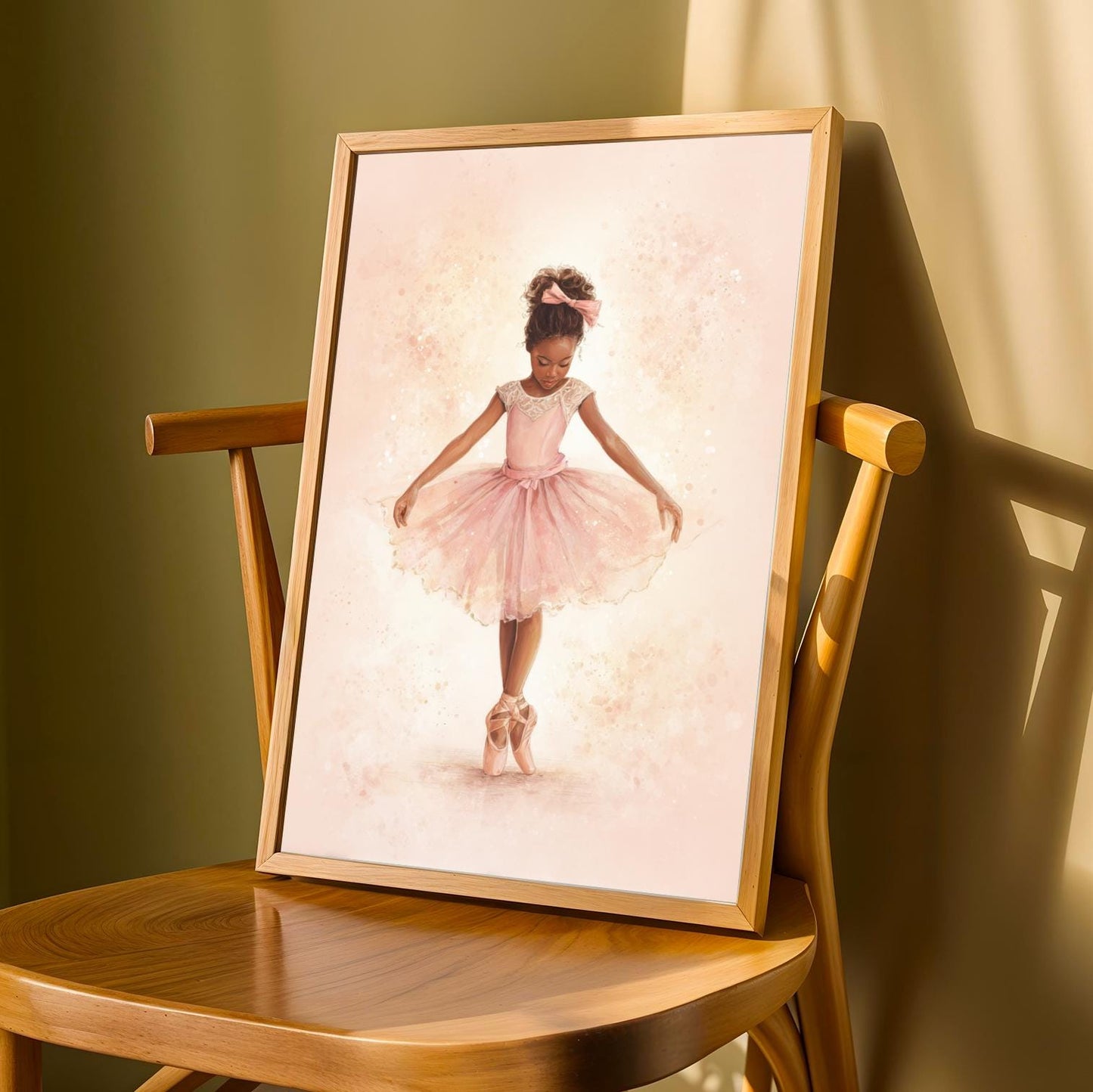 Young Ballerina Wall Art Print