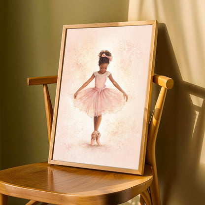 Young Ballerina Wall Art Print