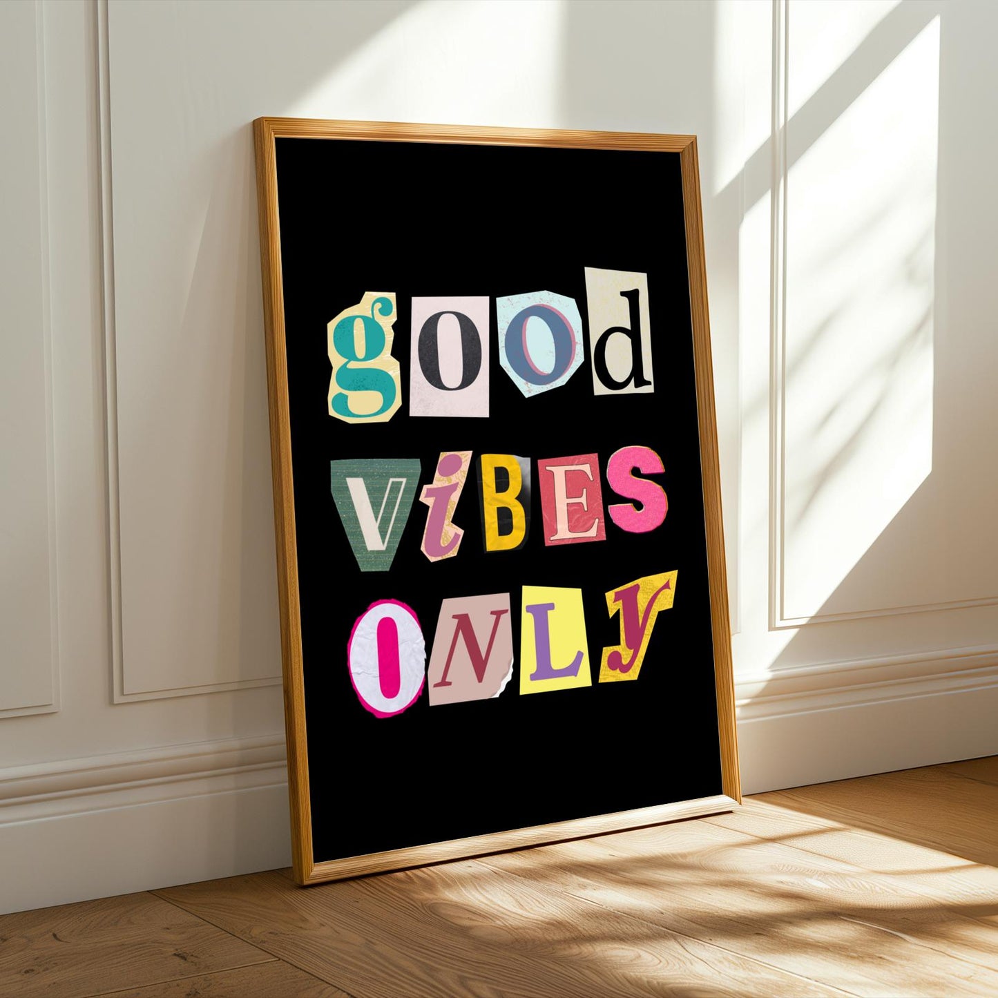 Good Vibes Only Wall Art Print