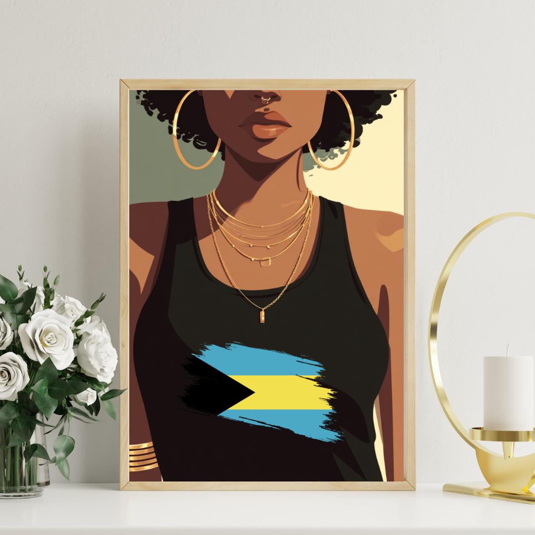 Caribbean Countries Wall Art Print