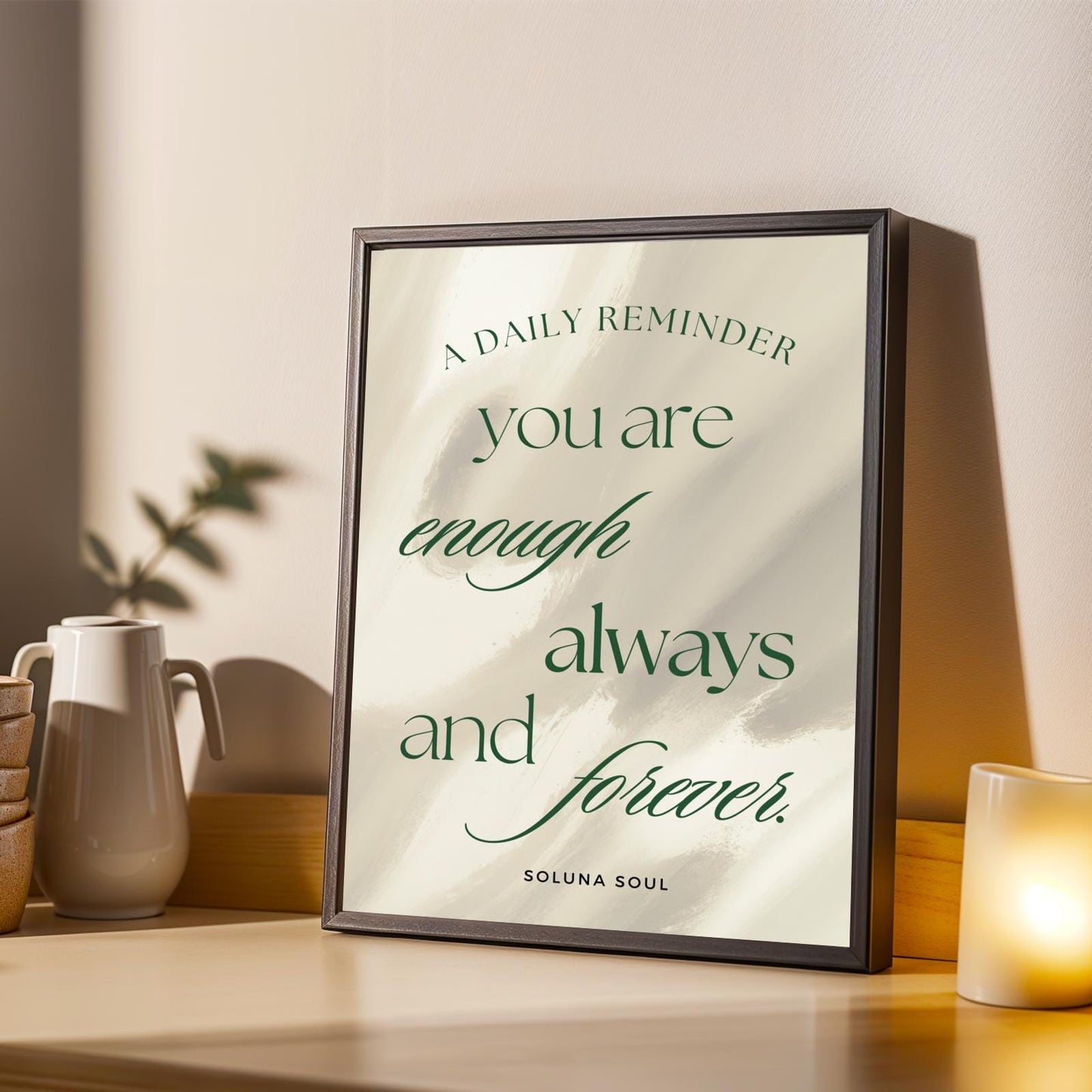 "Affirmation Series"  Motivational Wall Art Print
