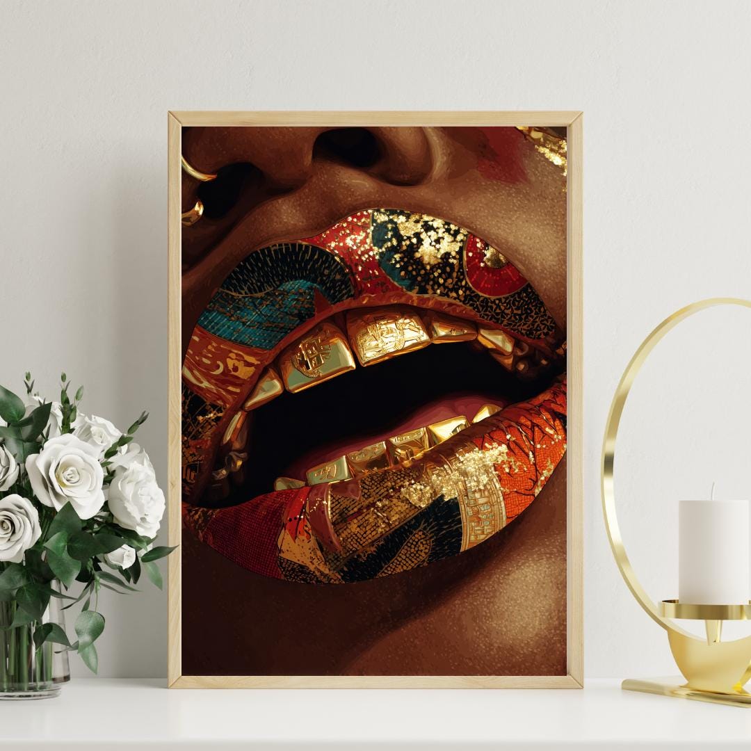 Gold Grillz Digital Download