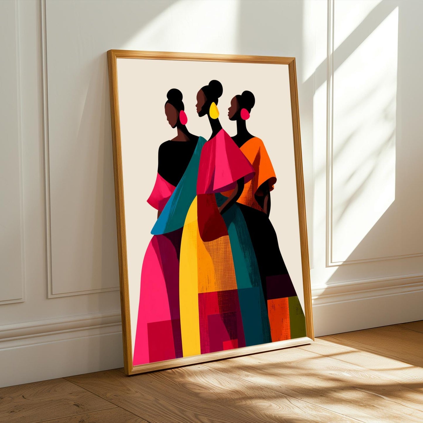 African Beauty Wall Art Print