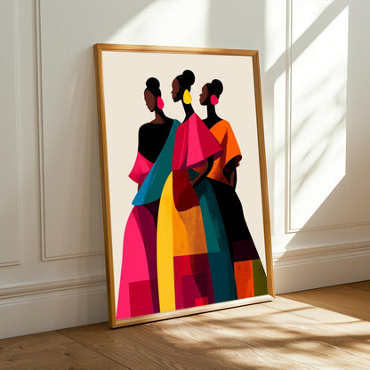 African Beauty Wall Art Print