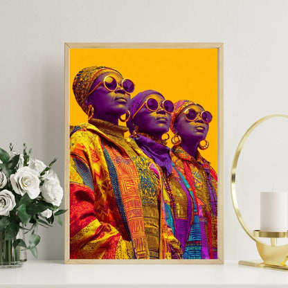 African Beauty Wall Art Print