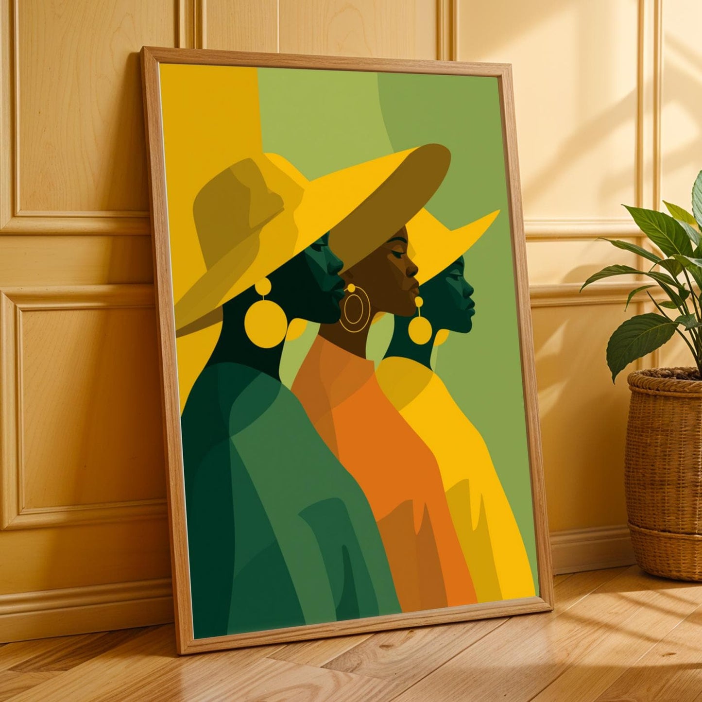 African Beauty Wall Art Print