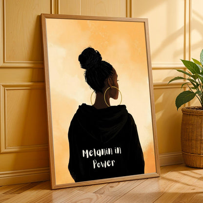 Black Girl Statements Wall Art Print