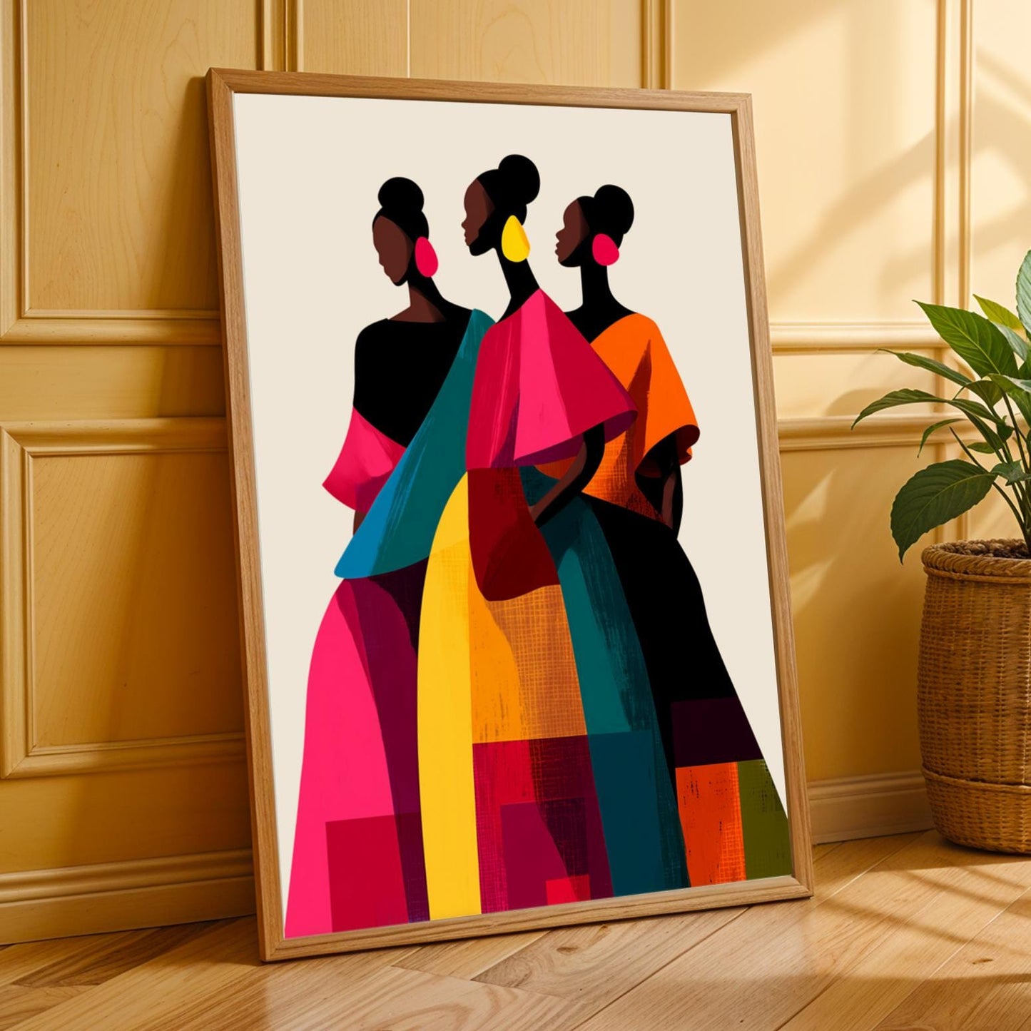 African Beauty Wall Art Print