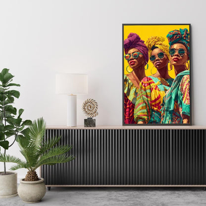 African Beauty Wall Art Print