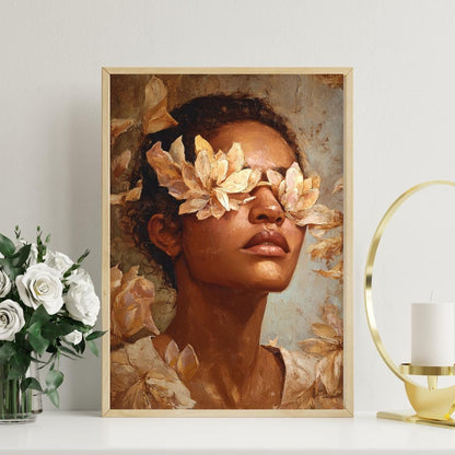 African Beauty Wall Art Print