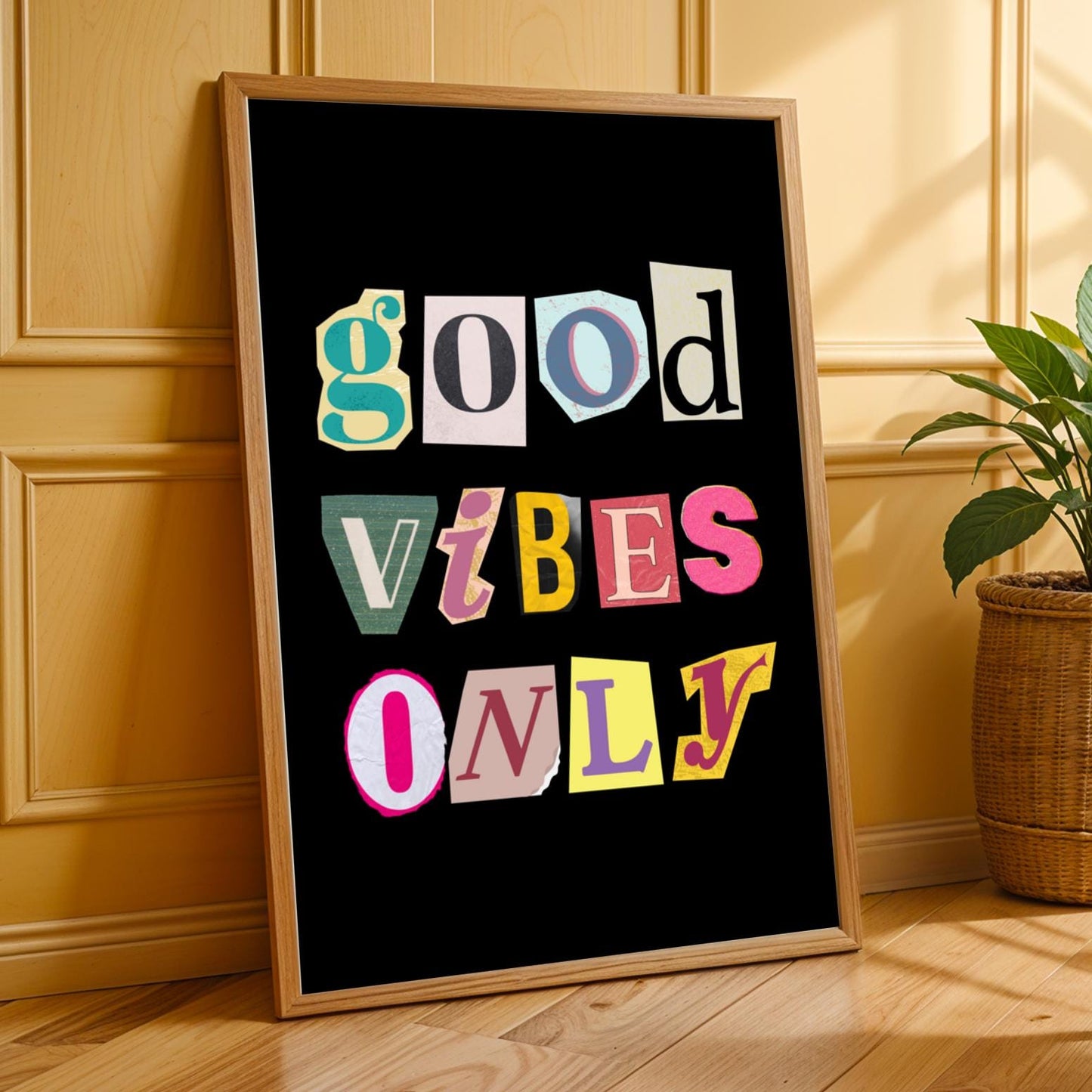 Good Vibes Only Wall Art Print