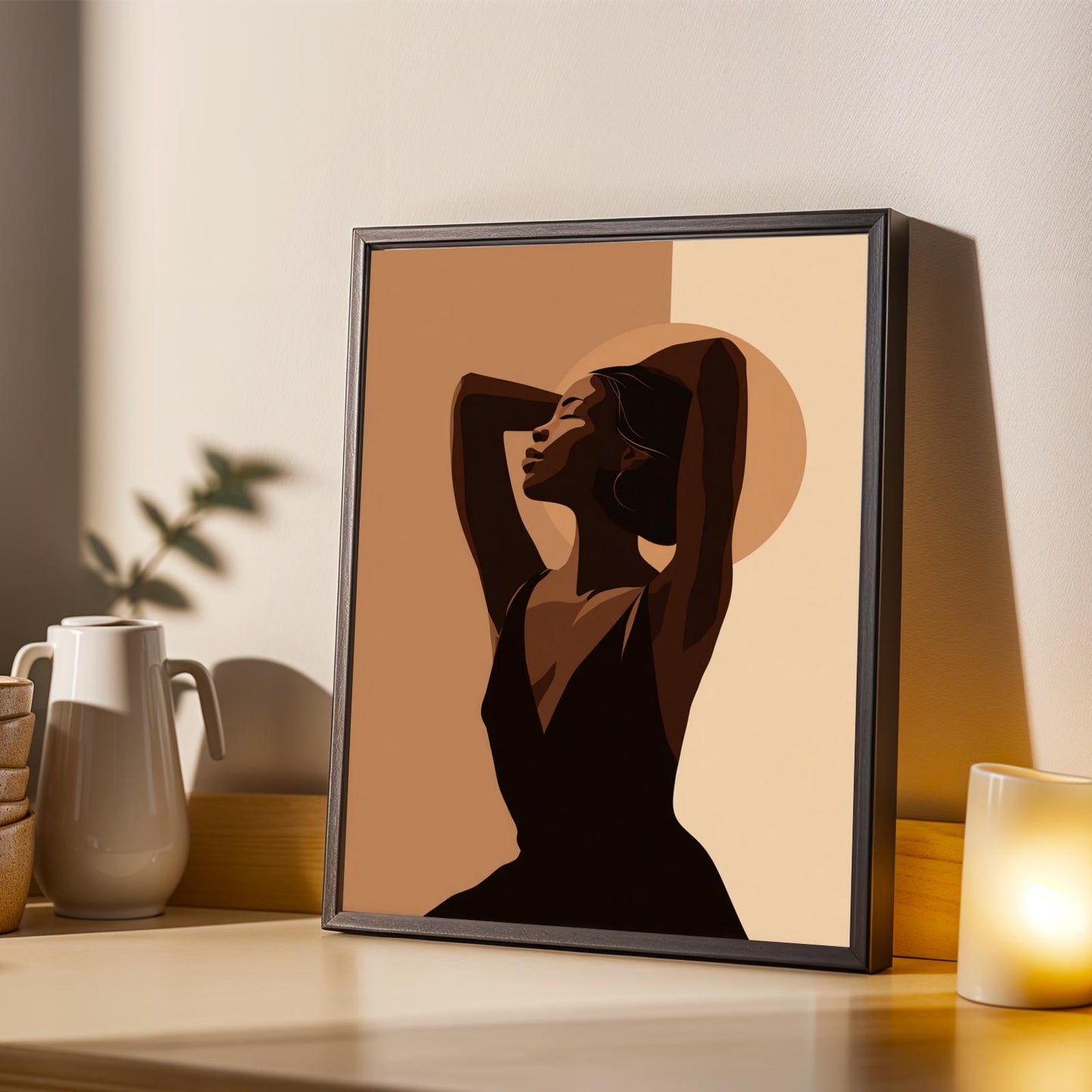 Grace Defined - Elegant Woman Wall Art Print