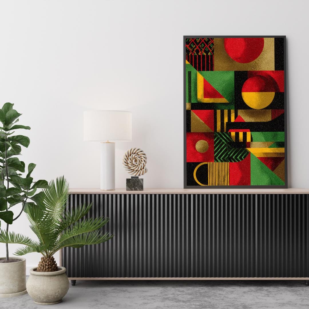 Afrocentric Abstract Digital Download