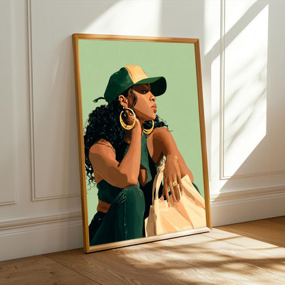 Chic Portrait Wall Art Print