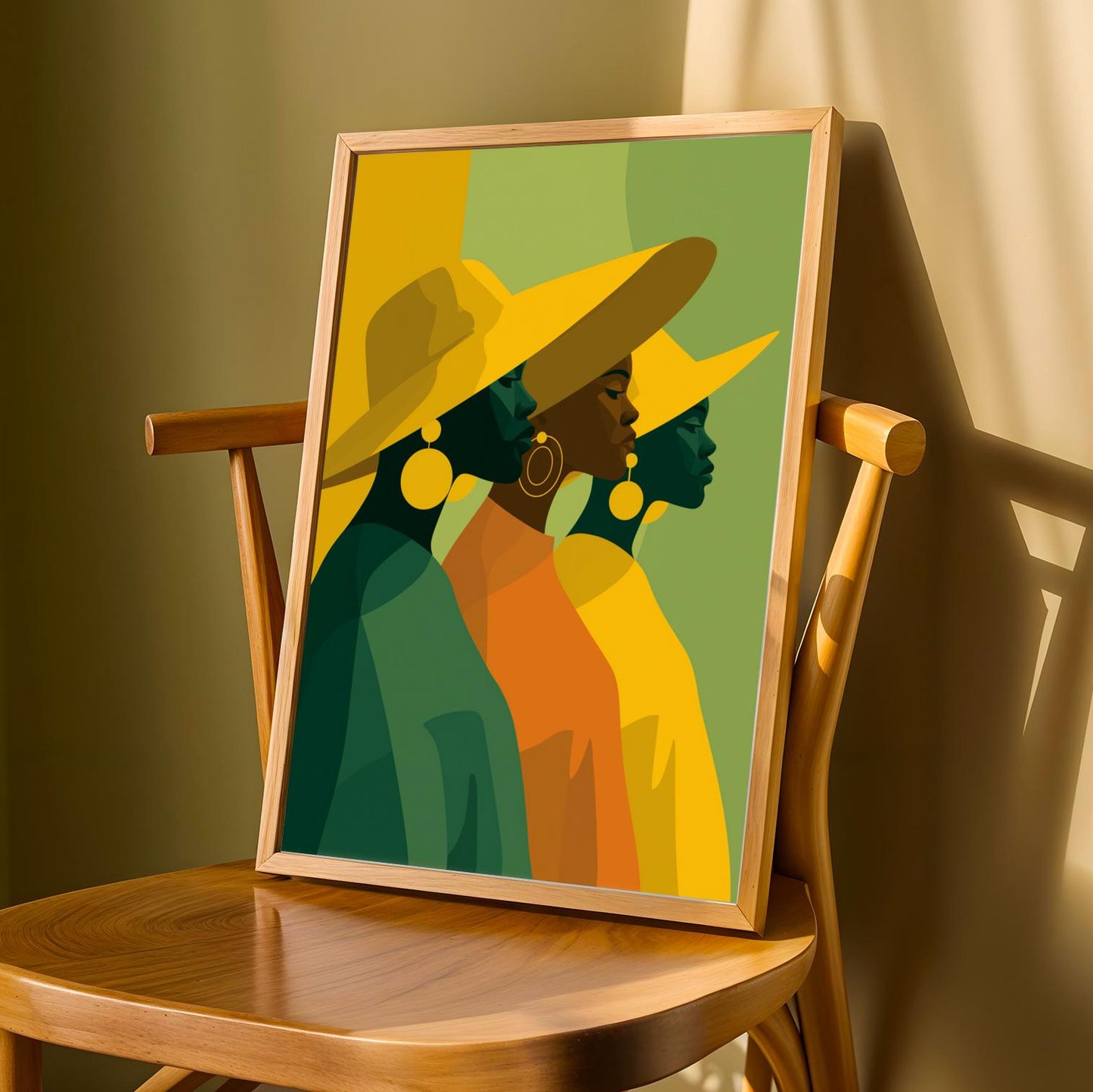 African Beauty Wall Art Print