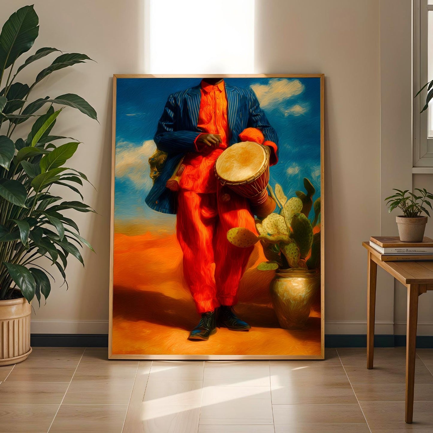 Nigerian Talking Drum Wall Art Print