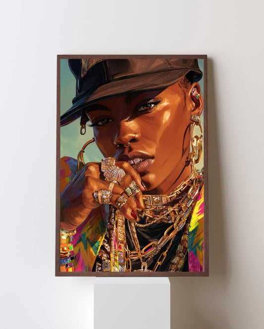 Bold and Confident Wall Art Print