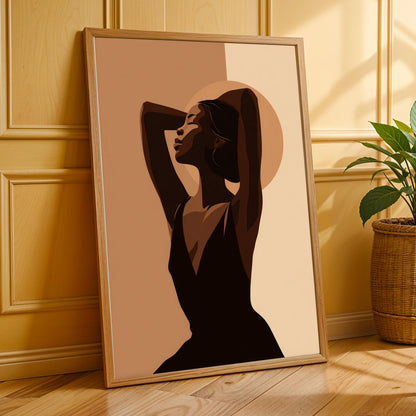 Grace Defined - Elegant Woman Wall Art Print